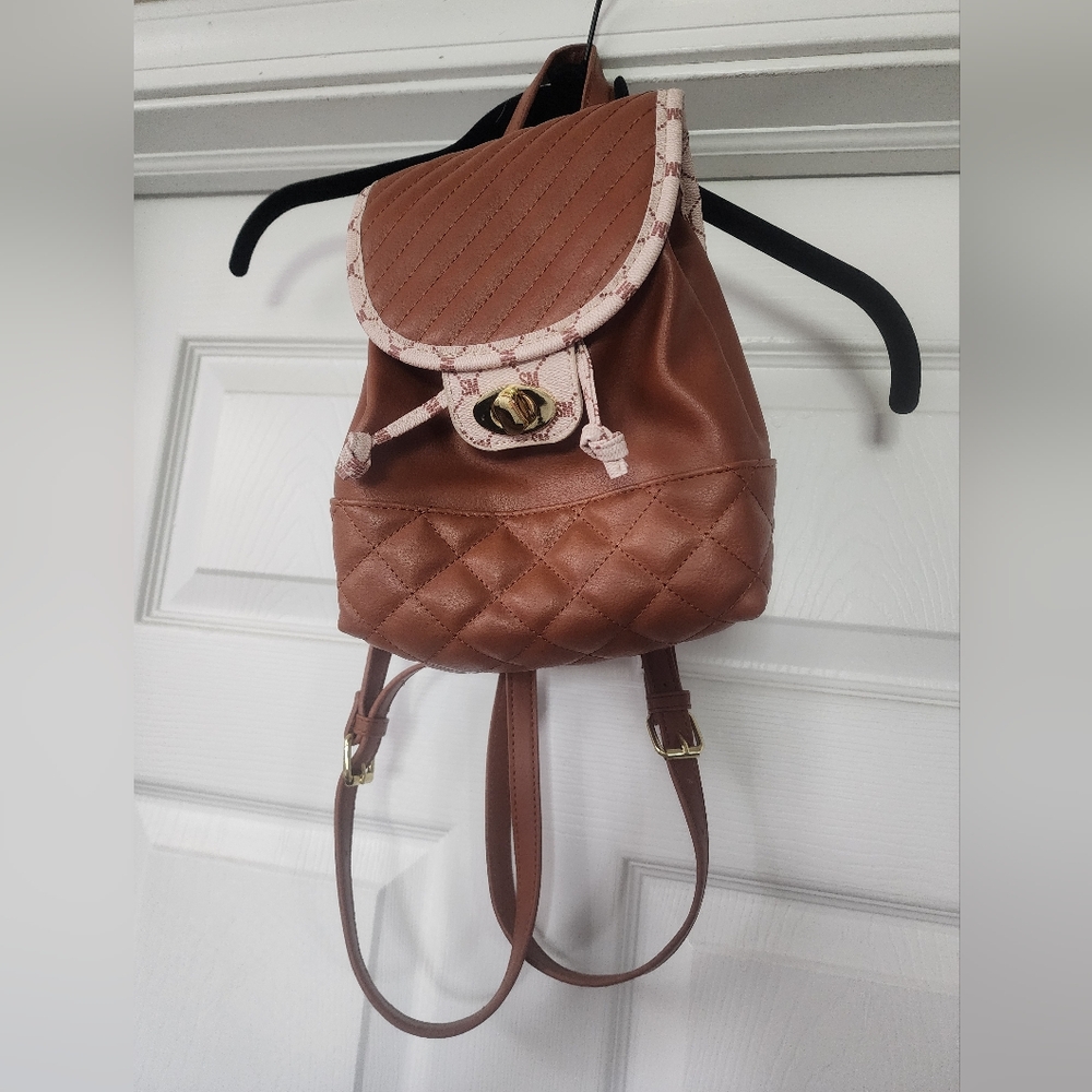 Elegant Steve Madden Brown & Tan MiniBackpack